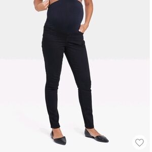 NWOT Isabel Maternity Black Denim Skinny Pants